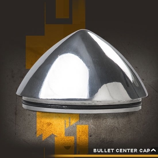 Rocket Racing Wheels -Bullet-Center-Cap
